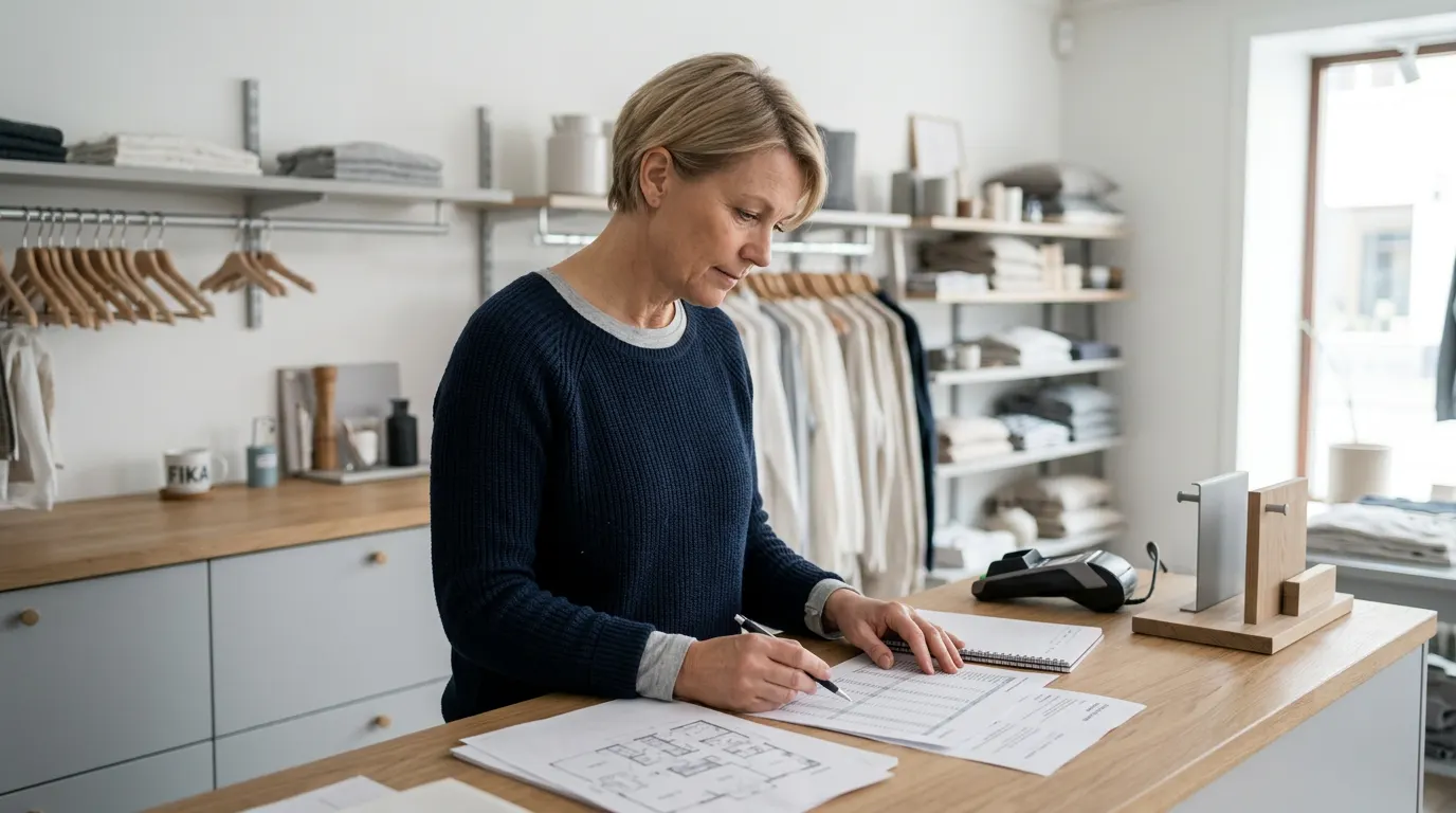 Företagslån till butik Butiksägare planerar finansiering av lokal och lager